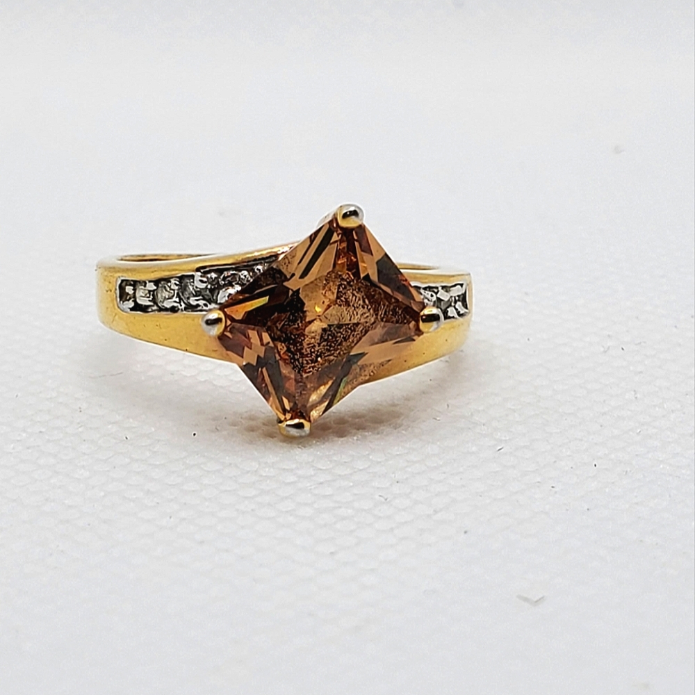 Vintage RSC Covenent Citrine Dinner Ring